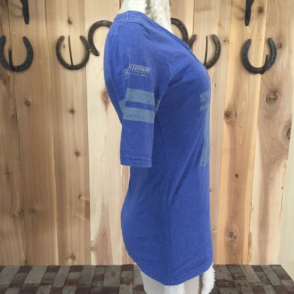 Nascar Carl Edwards V-neck fitted t-shirt Race top - Picture 4 of 7